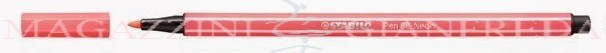 STABILO Pen 68 - pennarello punta media rosso fluorescente